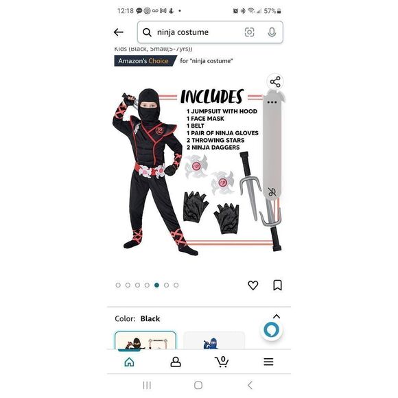 Ninja Costume  - Picture 1 of 2